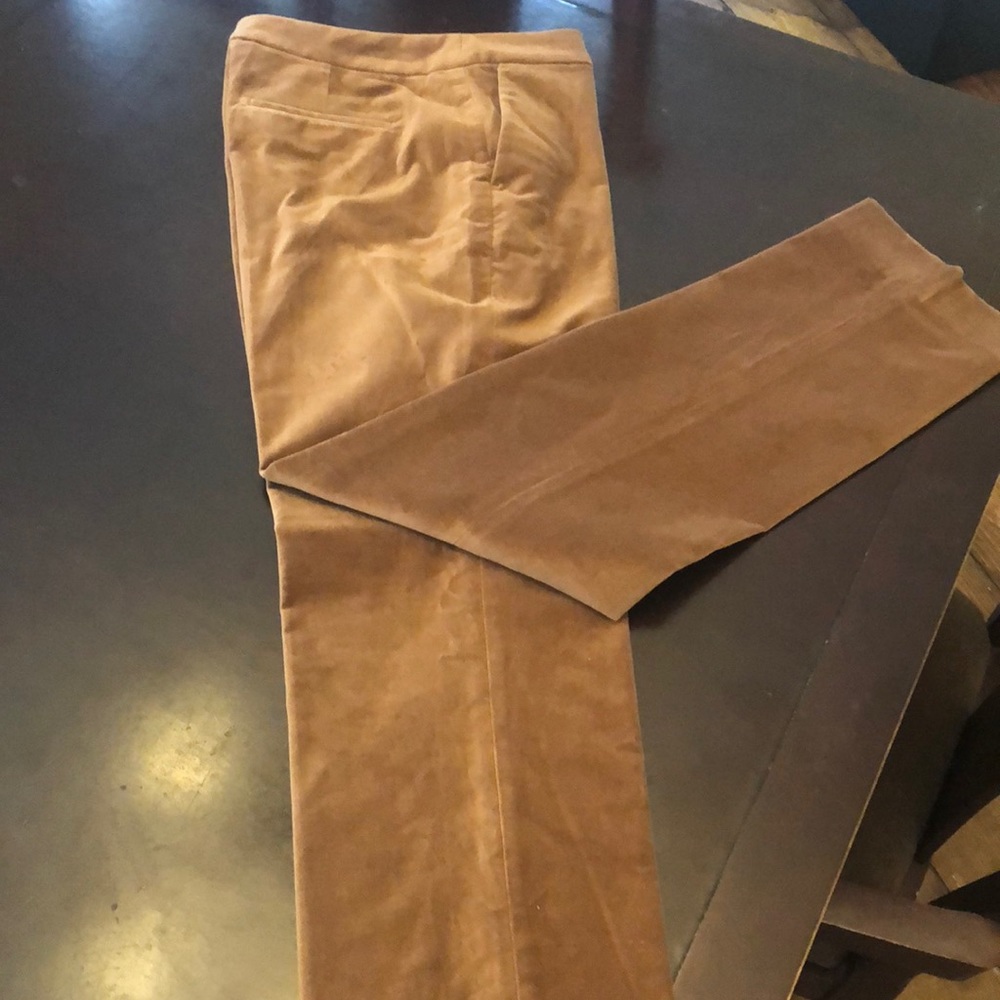 JCrew  Stretch Velvet full Length Kate Straight Leg.